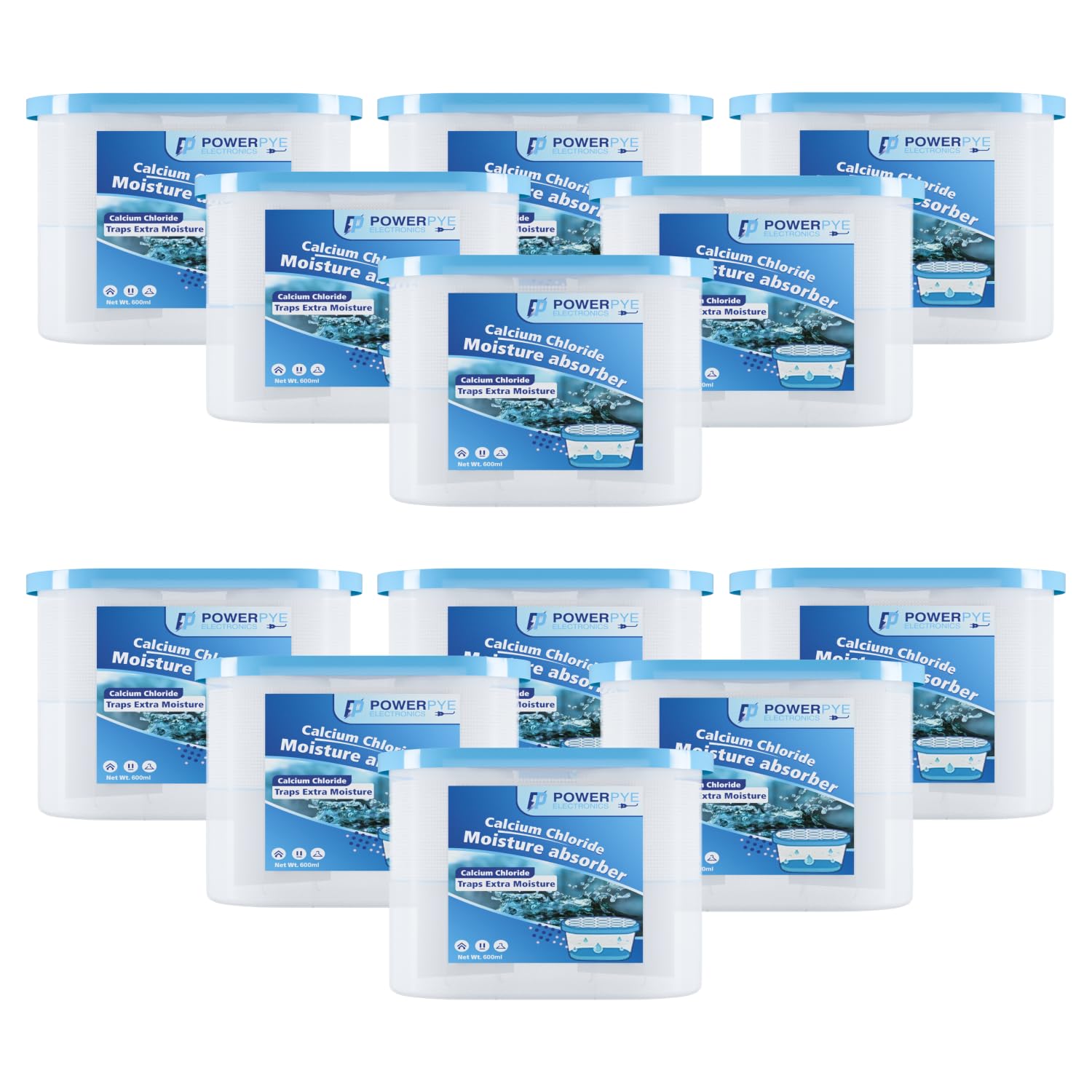 Powerpye Moisture Absorber | 350g x Pack of 12 | Absorbs Upto 600Ml Each | Eliminates Musty Odour | Lasts Upto 45 Days-image-49