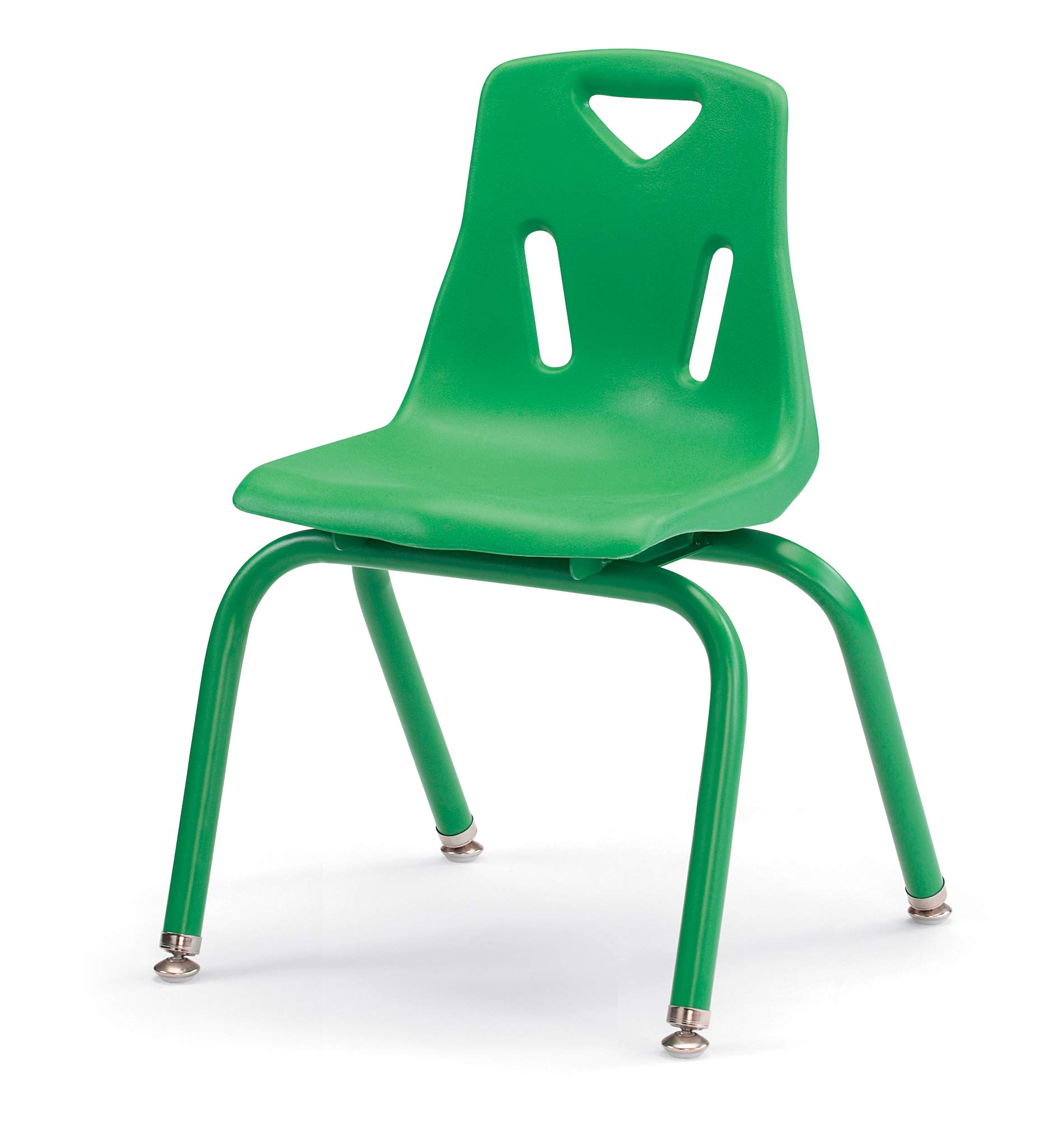 Berries Jonti-Craft 8124JC1119 Stacking Chair with Powder-Coated Legs, 14" Height, Green