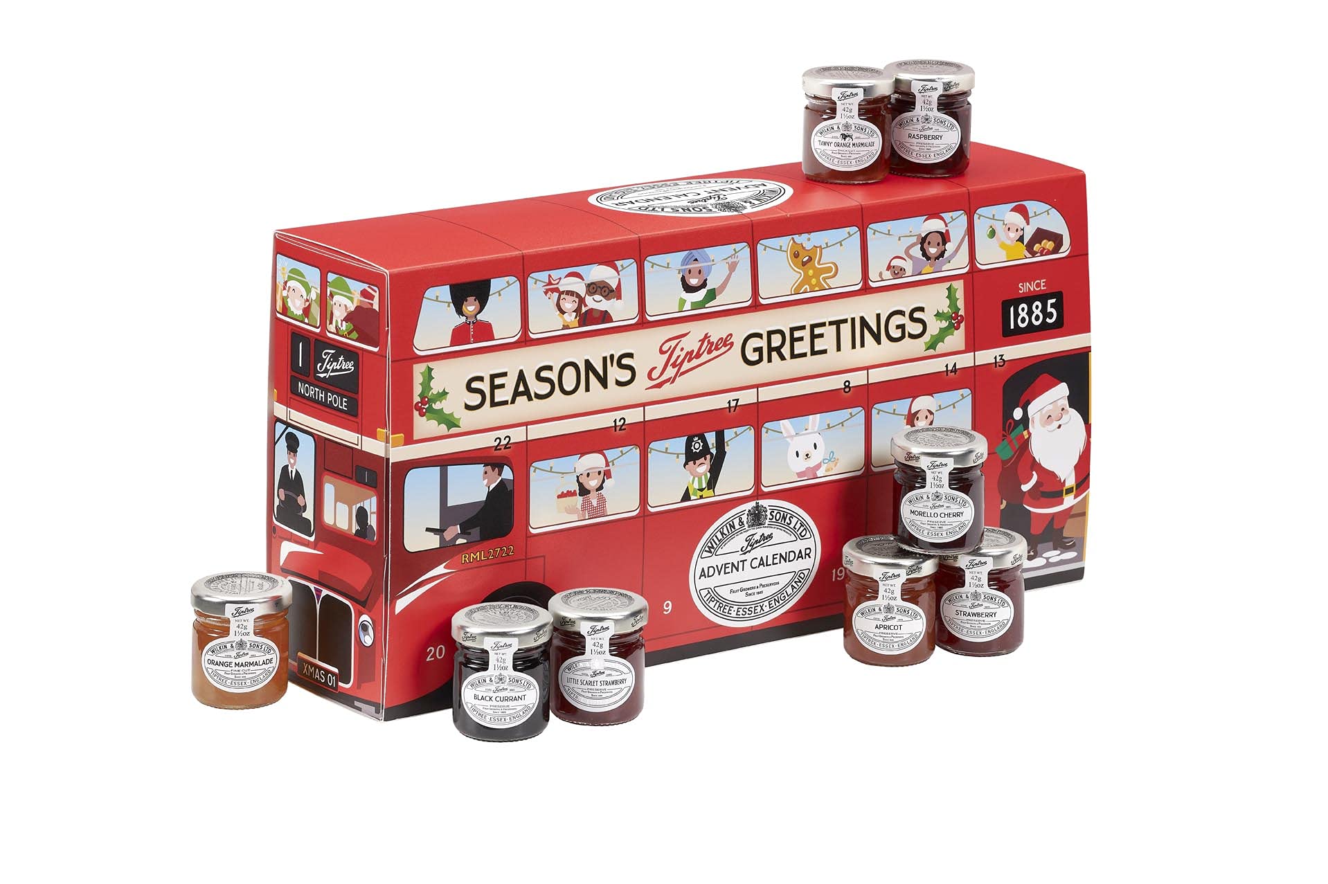 Tiptree Jam Advent Calendar 24x42g Gift Pack Box