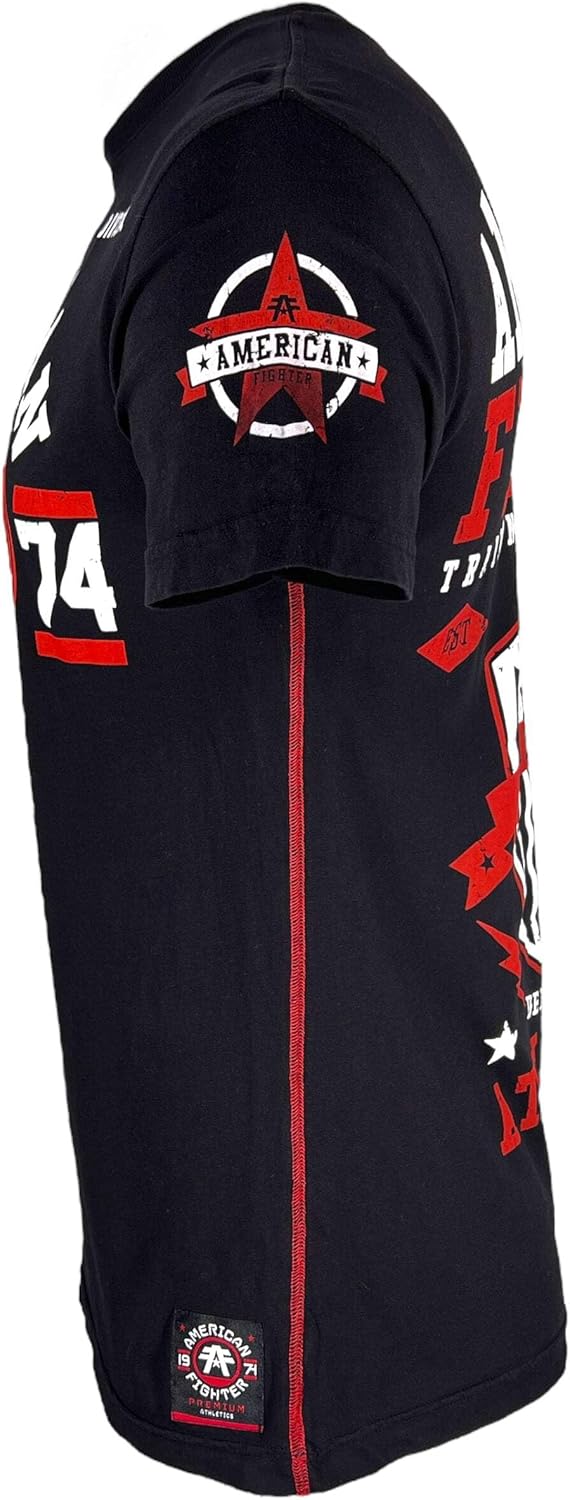American Fighter Men's T-Shirt Dalton Crew Neck Black