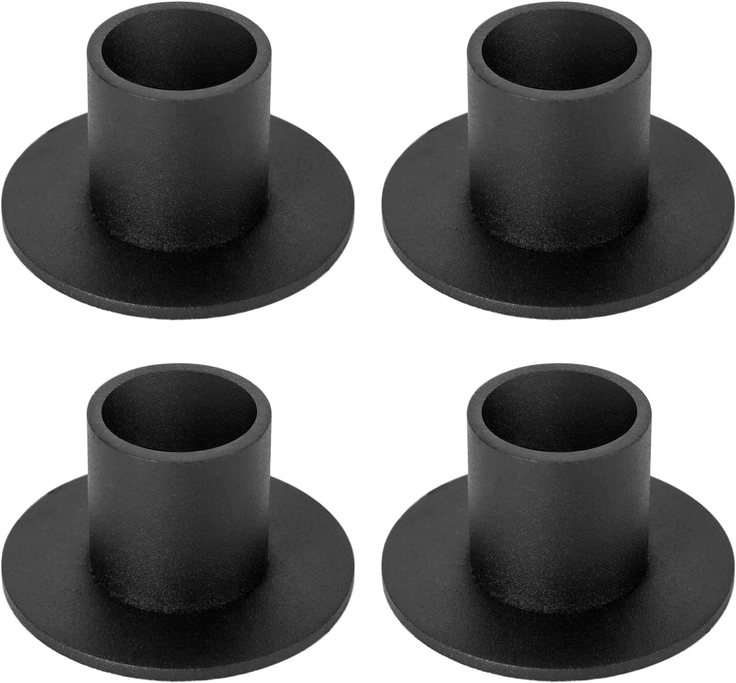 4 Pcs Black Candle Holders Retro Candlestick Holder Farmhouse Decor for Home Wedding Party Anniversary Housewarming Gifts for Women Men