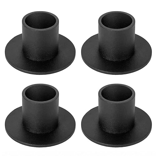 4 Pcs Black Candle Holders Retro Candlestick Holder Farmhouse Decor