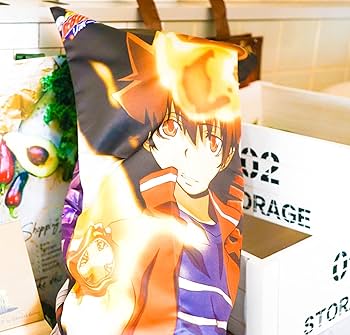 沢田綱吉　抱き枕カバー　抱き枕本体　未開封　家庭教師ヒットマンREBORN!! Amazon.co.jp: 抱き枕カバー 家庭教師ヒットマン リボーン 100*34 炎