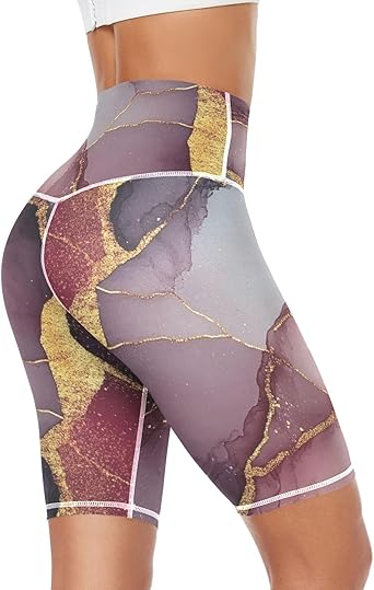 Printed Yoga Leggings for Women Athletic Capri Yoga Leggings for Women X-Small