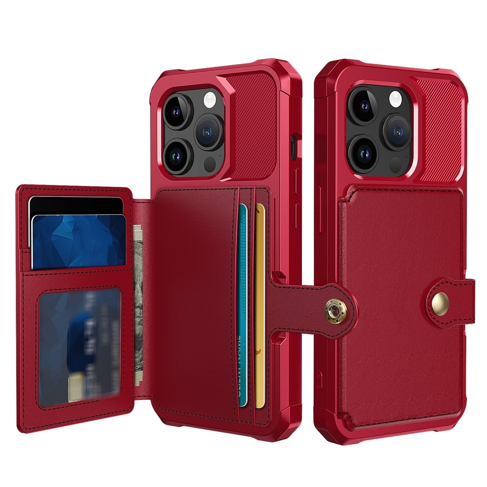 Étui cuir iPhone 16 Pro Max pour voyager léger avec vos cartes bancaires