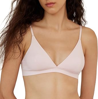 Womens Triangle Bralette Wireless Bra for A-BCup