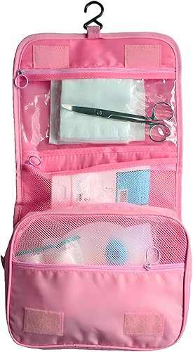 Exquisita bolsa de viaje para suministros de ostomía y colostomía, la mejor opción para personas postoperatorias, con configuración colgante y