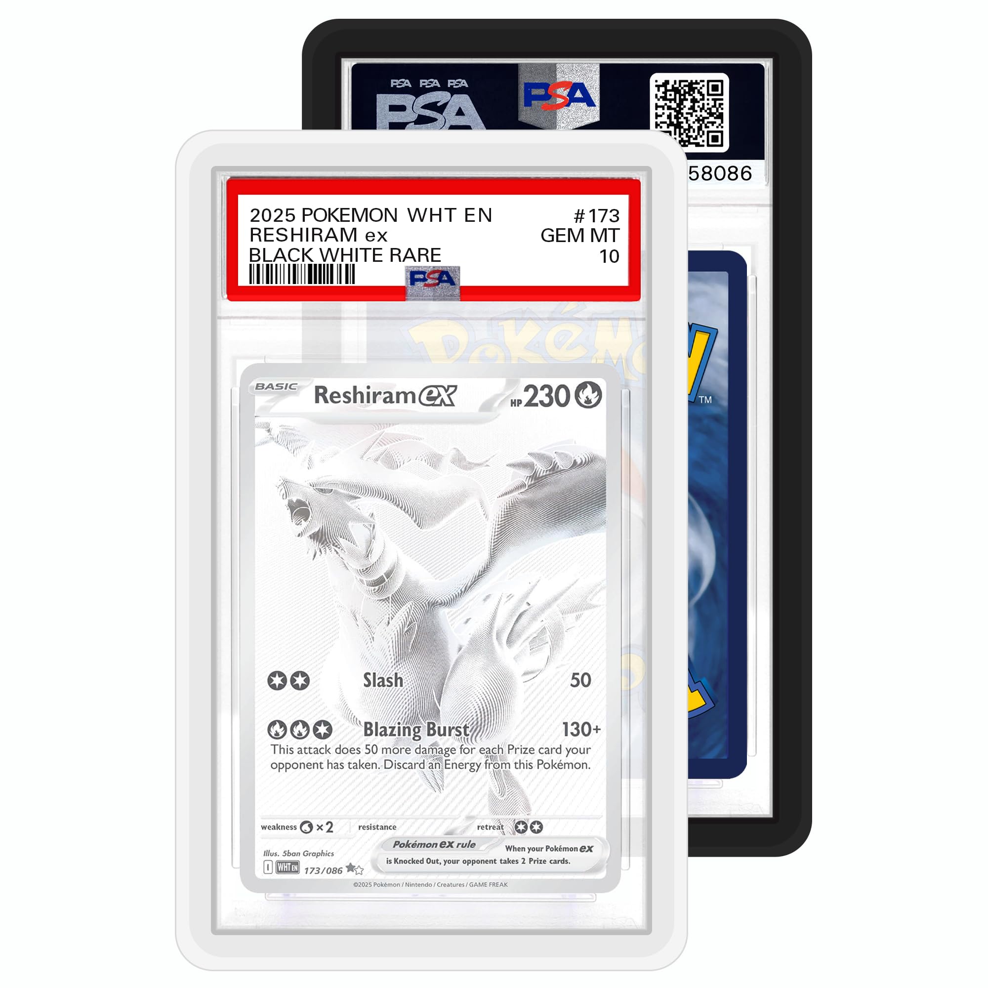 Slab Guard Bumper for PSA Slab Graded Cards Protector Case (2 Pack)
