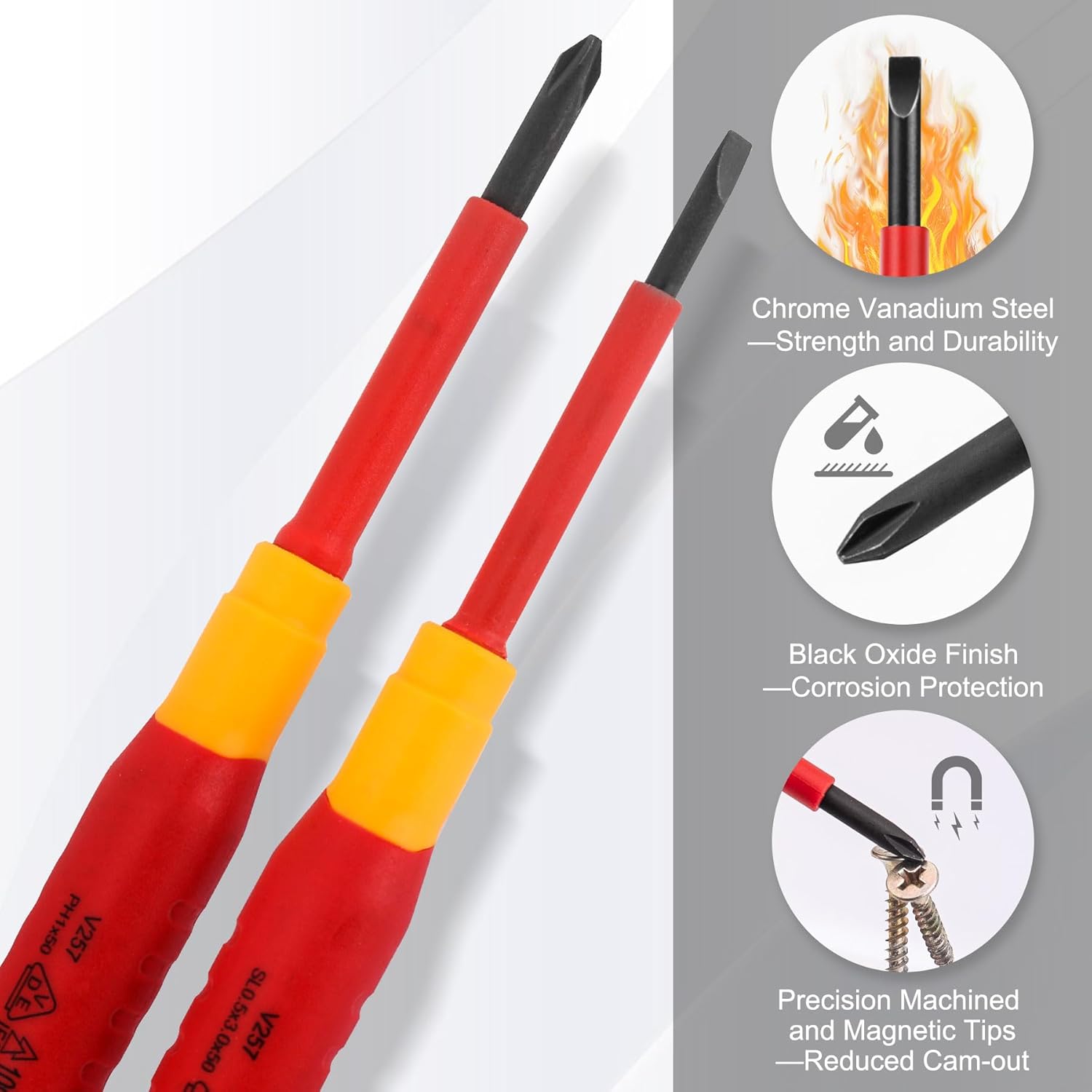 HAUTMEC Copper Cutter Set Bundle with 6PCS Precision Screwdriver Set