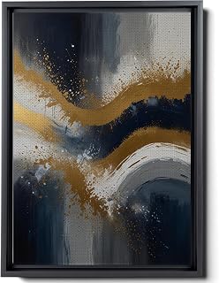 Textured Abstract Canvas Wall Art – Modern Canvas Print with Bold Brush Strokes, Contemporary Artistic Decor for Office, Studio or Creative Living Space, Modern Decor Canvas, Arts