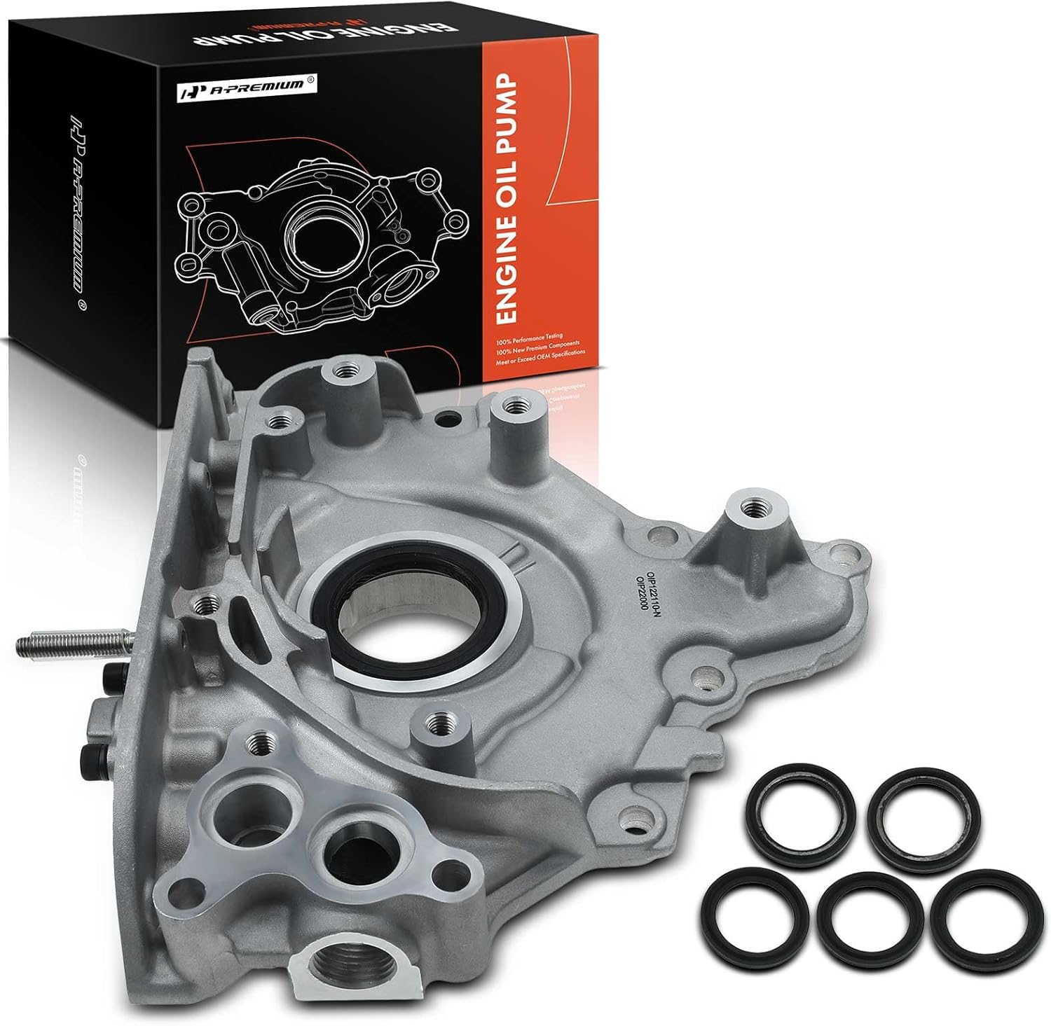 A-Premium Standard Volume Oil Pump with O-Ring Compatible with Honda Passport 1994-1997 & Acura SLX 1996-1997 & Isuzu Trooper 1992-1997, Rodeo 1993-1997, 3.2L