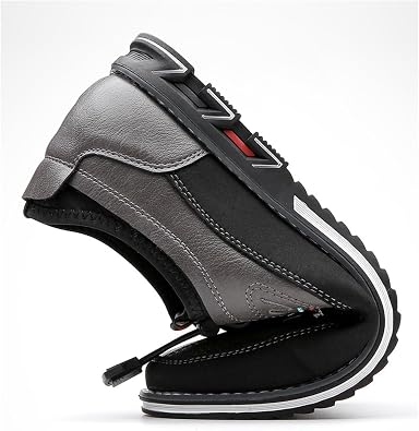 Men's Oxford Fashion Orthopedic Leather Shoes, Adjustable Lace-Up Lightweight Formal Casual Comfortable Business Shoes, Driving Working Walking Party Oxfords Loafers