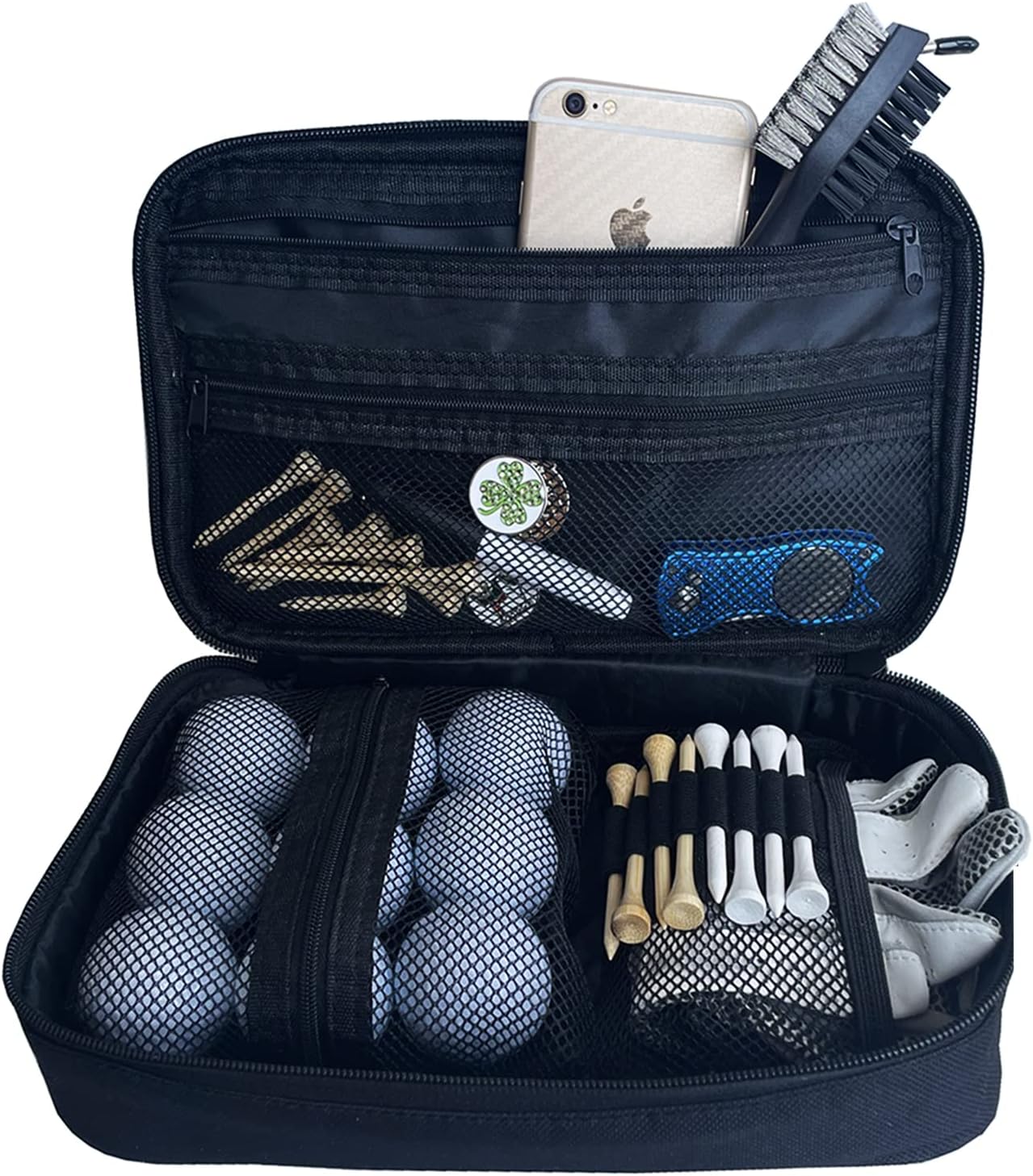 Golf Accessory Bag Organizer for Men - Golf Valuables Pouch