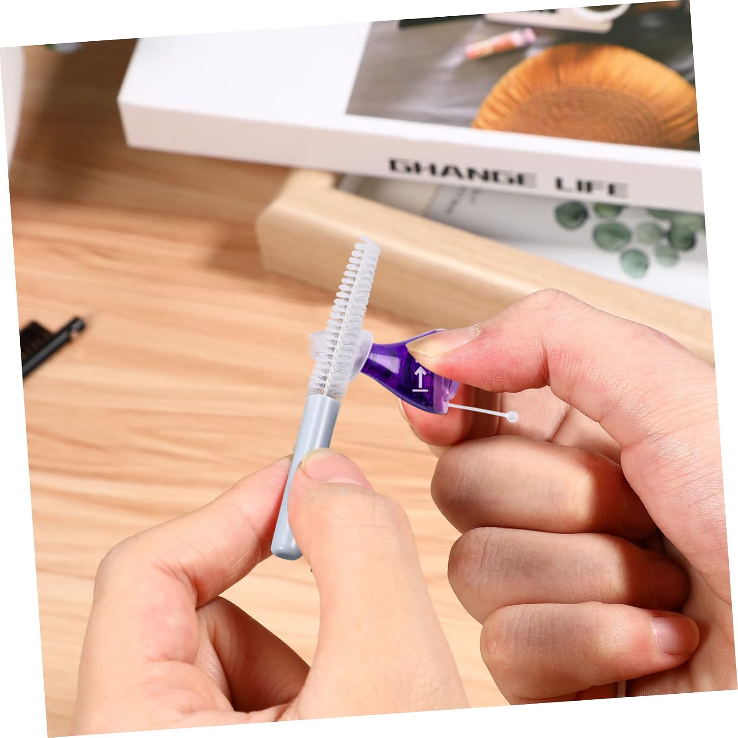 5Pcs Hearing Aid Cleaner Kit Handle Portable Tube Maintenance Brushes for Household Use Efficient Hearing Aid Cleaning Supplies