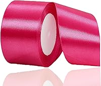 Vista 64 de Cinta dorada para envolver regalos, cinta de satén de 1 pulgada x 25 yardas para manualidades, fabricación de lazos para el cabello, coronas, ramos