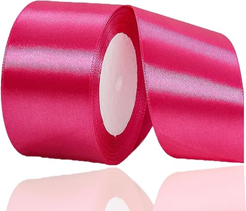 Miniatura 64 de Cinta dorada para envolver regalos, cinta de satén de 1 pulgada x 25 yardas para manualidades, fabricación de lazos para el cabello, coronas, ramos