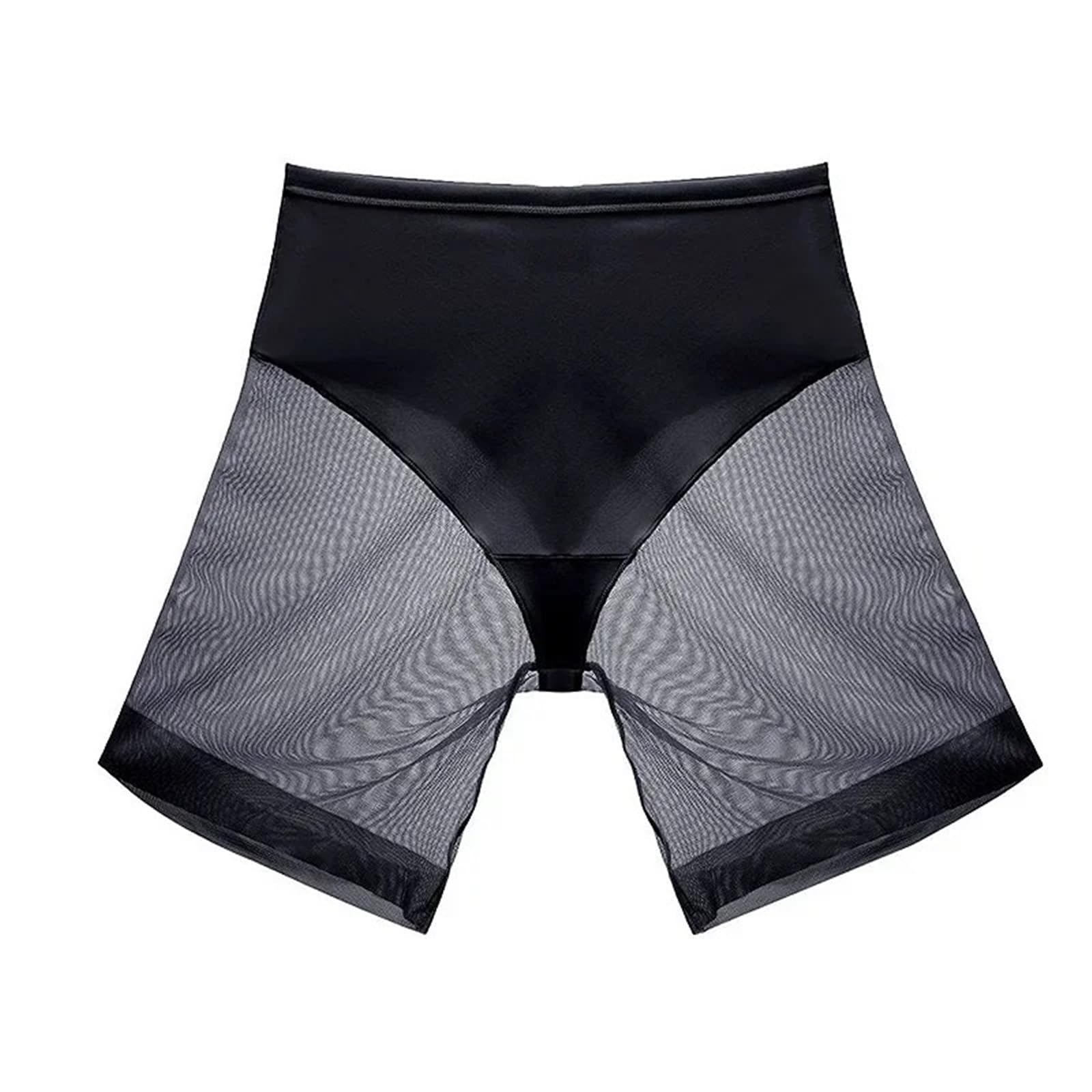 MMRTDJDR Majtki damskie w dużych rozmiarach Bielizna Szorty Shapewear Bezszwowe bokserki Majtki na brzuch z wysokim stanem