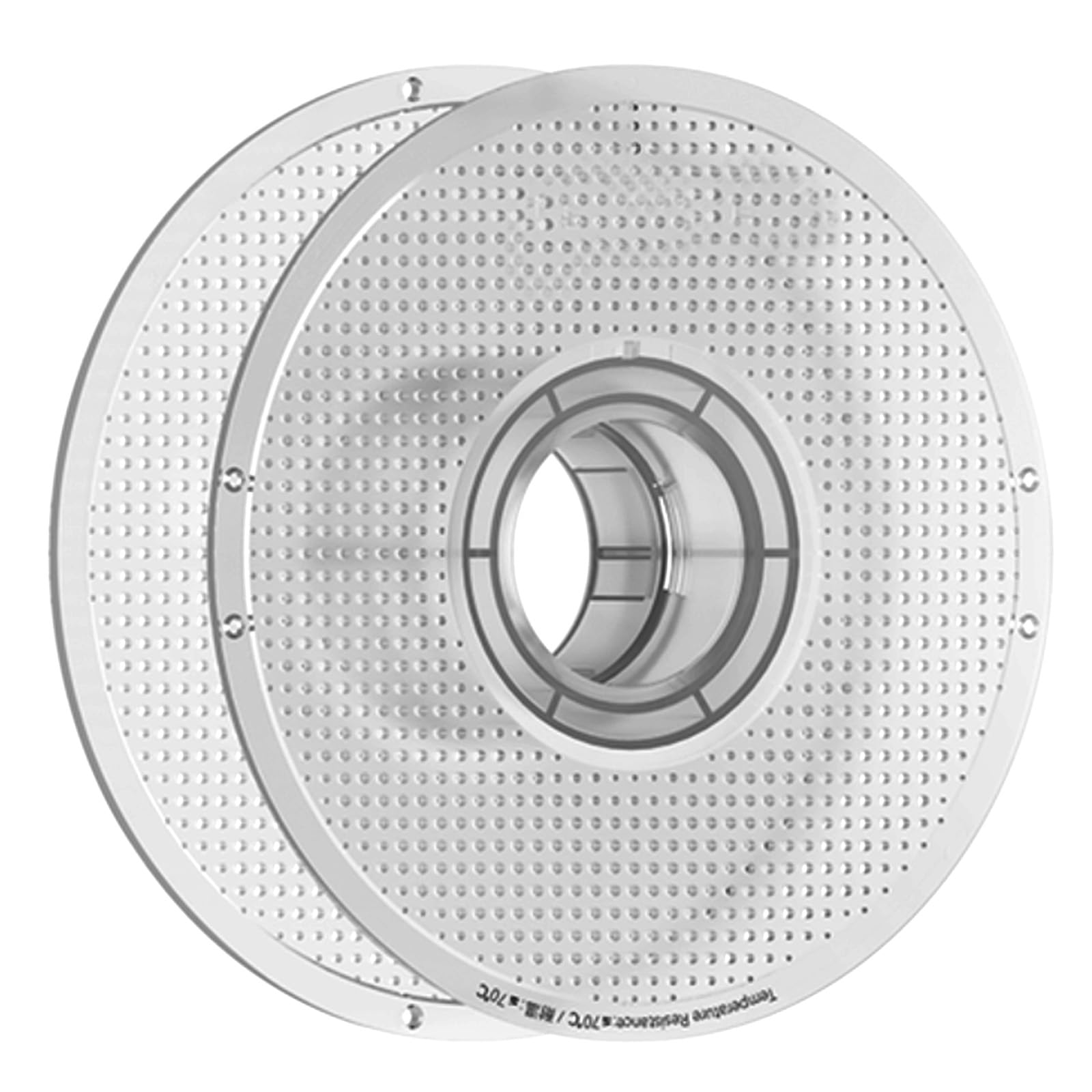 3D Printer Filament Reel Holder Compatible with Bamboo X1, P1, A1, Original Bambu-Lab Reusable Low Temperature Detachable Spool, for 1.75mm Filament PLA,PETG,TPU(Only 1KG, Clear/White Random)-image-34