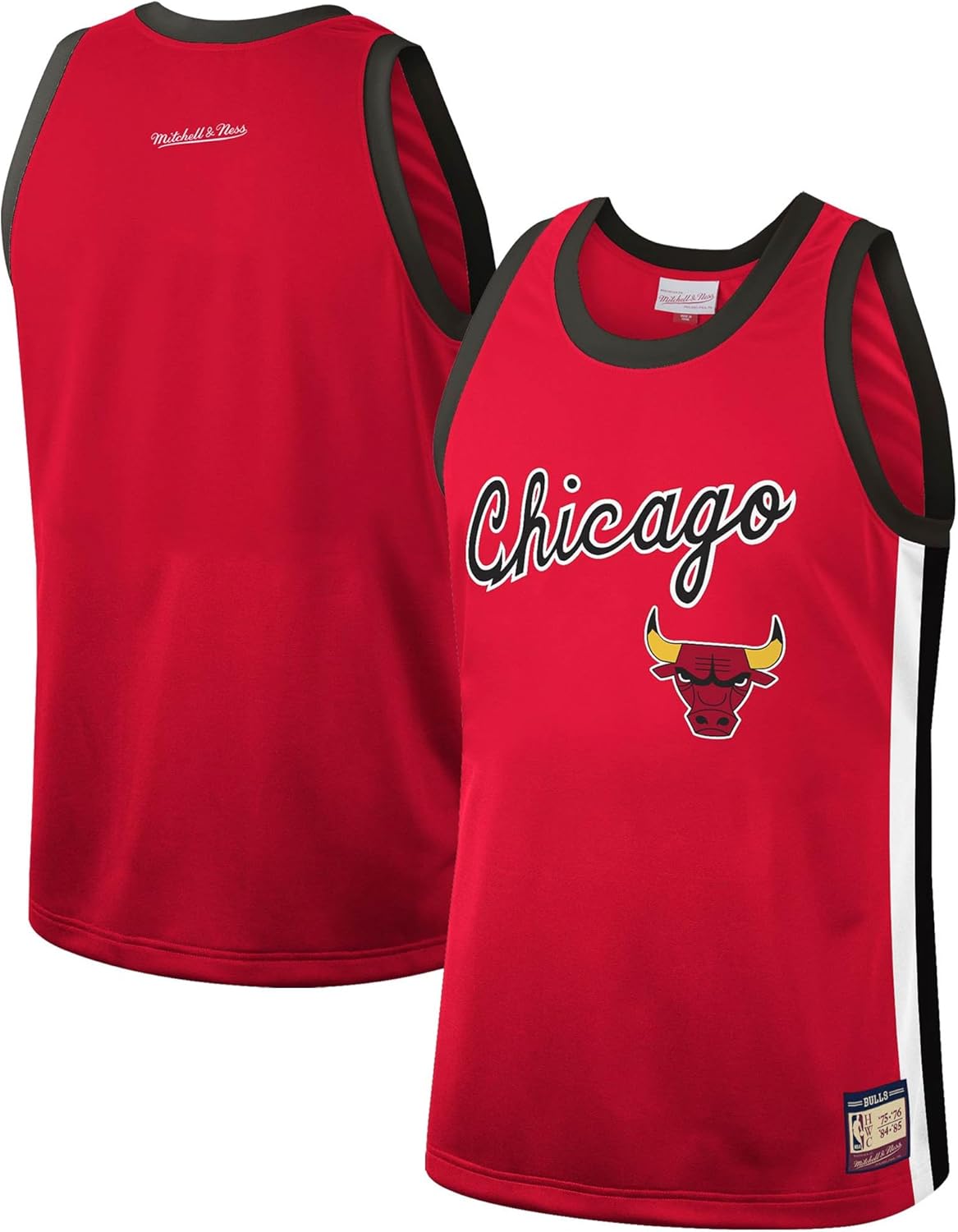 Mitchell & Ness - Mens Chicago Bulls NBA Team Heritage Tank 75-84 Top
