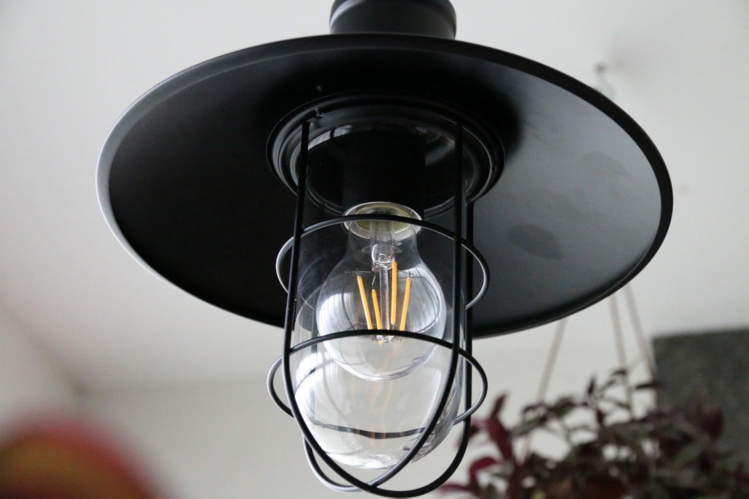 Vintage LED Filament Bulb A19-6W LED Light Bulb, Medium Screw E26 Base, Cool White 6000K, LED Edison Bulb 60W Equivalent, 110-120V AC, Dimmable (Cool White)