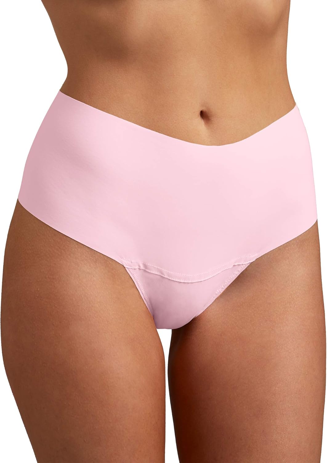 hanky panky - BreatheSoft High Rise Thongs for Women | Microfibre Knit Underwear Panties, Lingerie | Sizes (XS-XL), 3 pack - Image 3