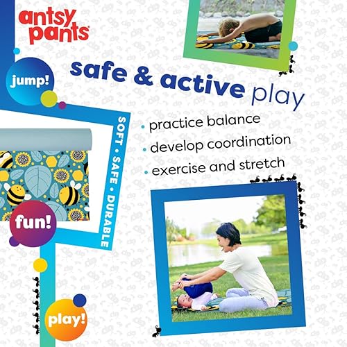 Miniatura 5 de Esterilla de Yoga para Niños Antsy Pants - Esterilla de Yoga para Niños, Esterilla de Yoga para Ejercicio en Casa, Esterilla de Yoga para Viajar