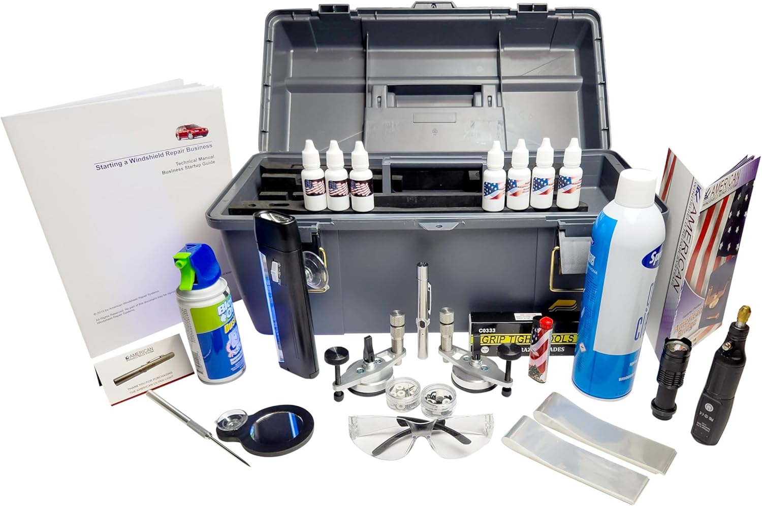 Windshield Repair Kit – American Master Auto Glass Crack & Chip Repair Kit
