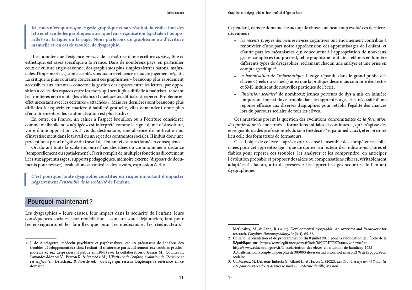 Graphisme et dysgraphies chez l’enfant d’âge scolaire: Comprendre les difficultés et apporter les réponses adéquates