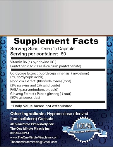 Miniatura 3 de MILAGRO ADRENAL ESSENCE DOCTOR'S CHOICE - Suplemento adratogénico de hierbas y vitaminas