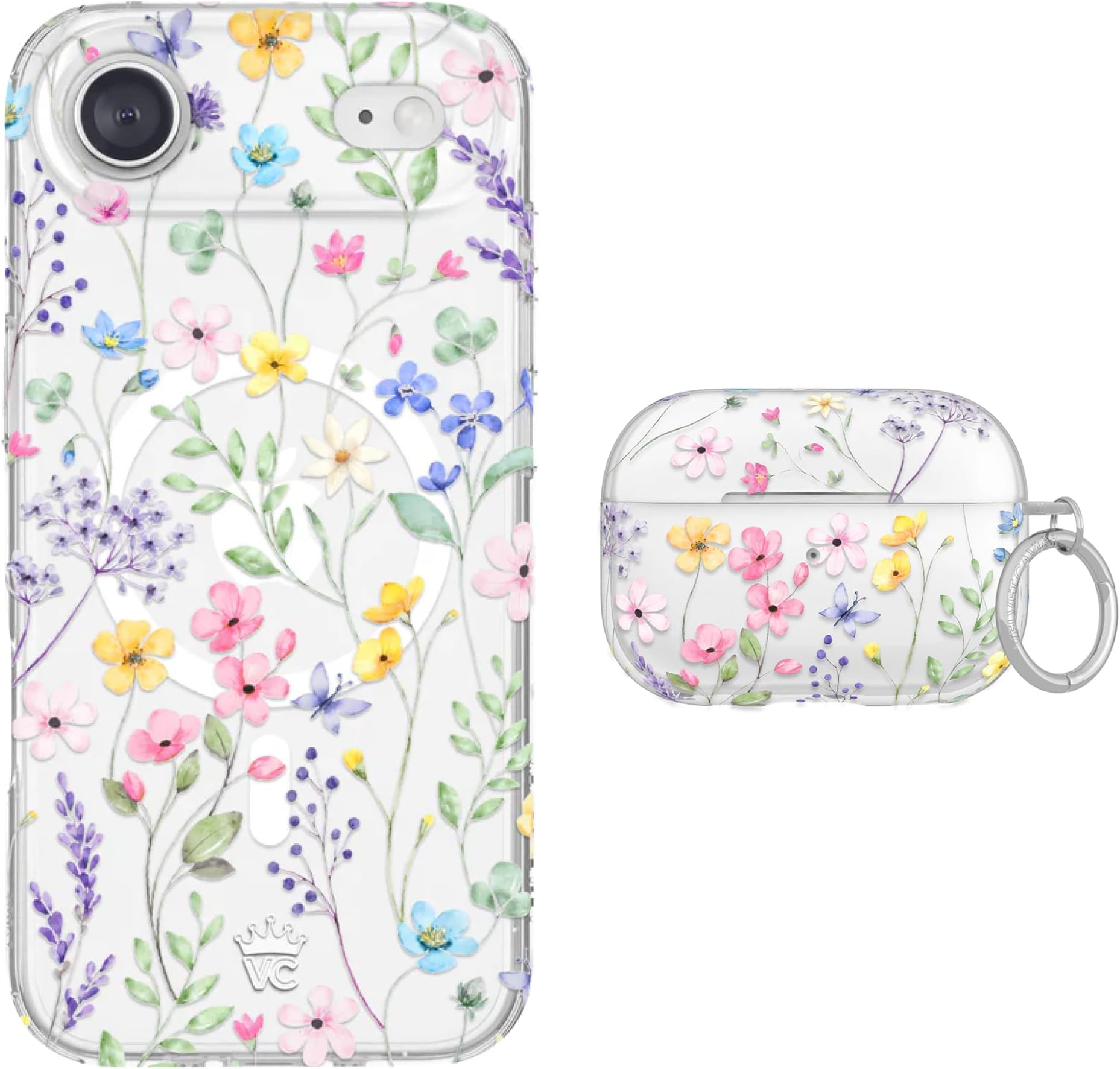 AirPods Pro Case + 17 Air Case (Bundle - Enchanted Floral)