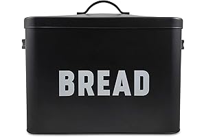 Claimed Corner's Rustic Black Bread Box