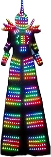 Earthradius Led Robot LED Light Robot Costume Clothing Robot LED Stilts Walker Suit Jacket Costume (XL)