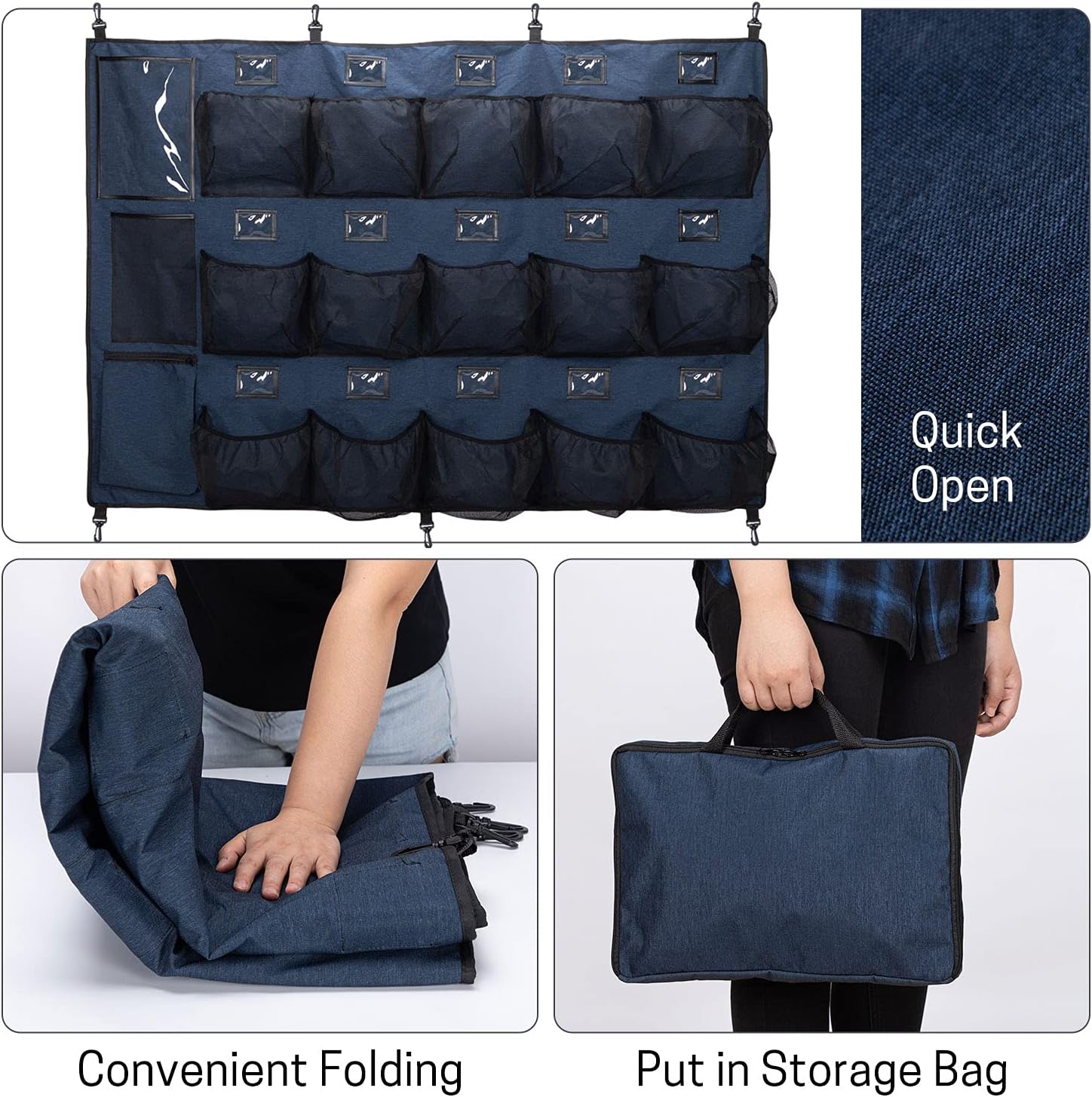 Hanging Helmet Bag for Baseball Softball Dugout Organizer for 17