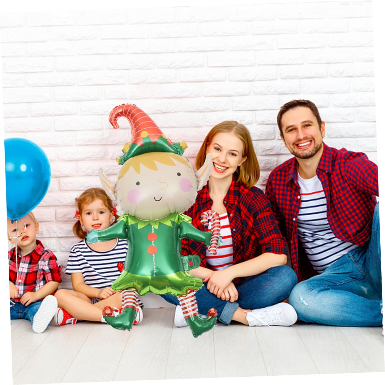 Cabilock 50pezzi Palloncini Sagomati di Natale Decorazioni Natalizie Palloncini in Lamina Articoli per Feste di Natale Decorativi Natalizi in Lamina di Alluminio