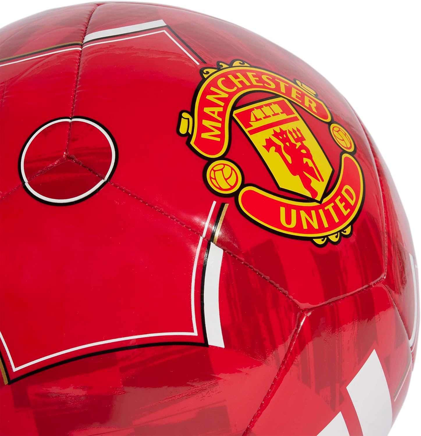 adidas Manchester United Home Club Ball Ball for Unisex Adults Red 38 EU