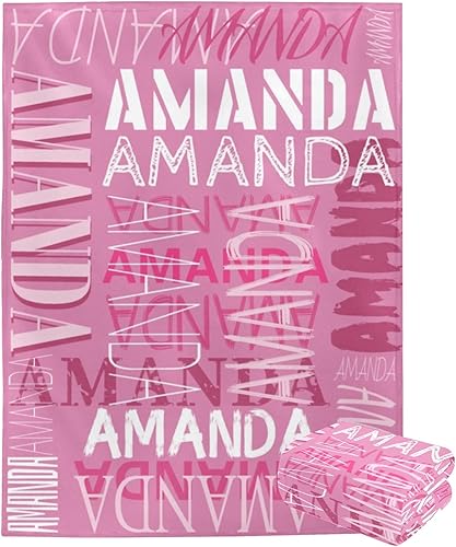 Miniatura 2 de Mantas personalizadas con nombre para niños y adultos, manta de franela personalizada con nombre para bebé, niña, niño, regalos personalizados para