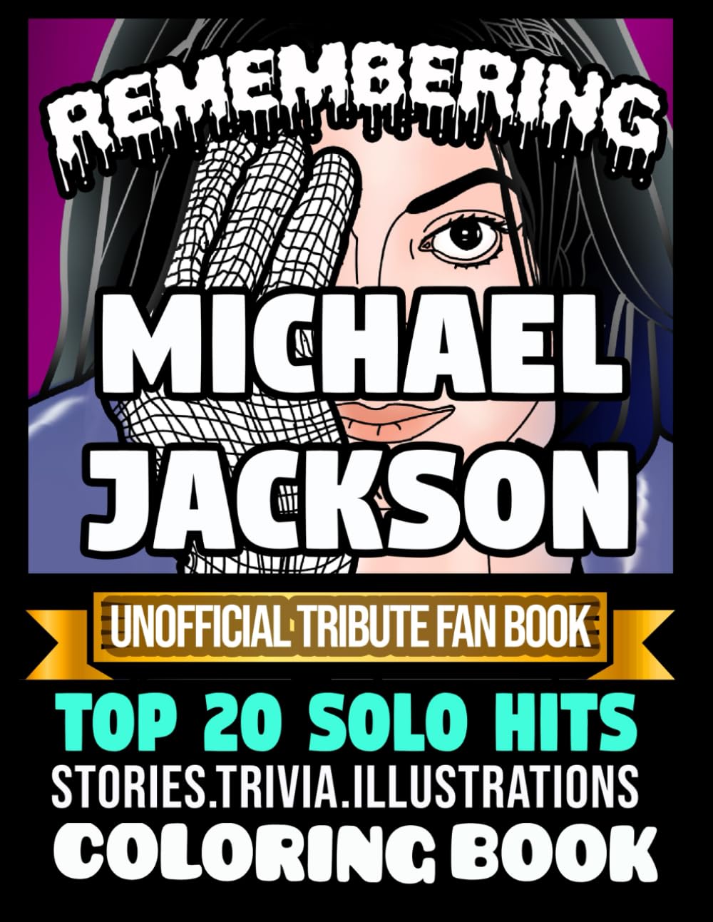 Remembering Michael Jackson Top 20 solo hits: An ultimate fan’s haven: A coloring book and song book of MJ      Paperback – May 2, 2023