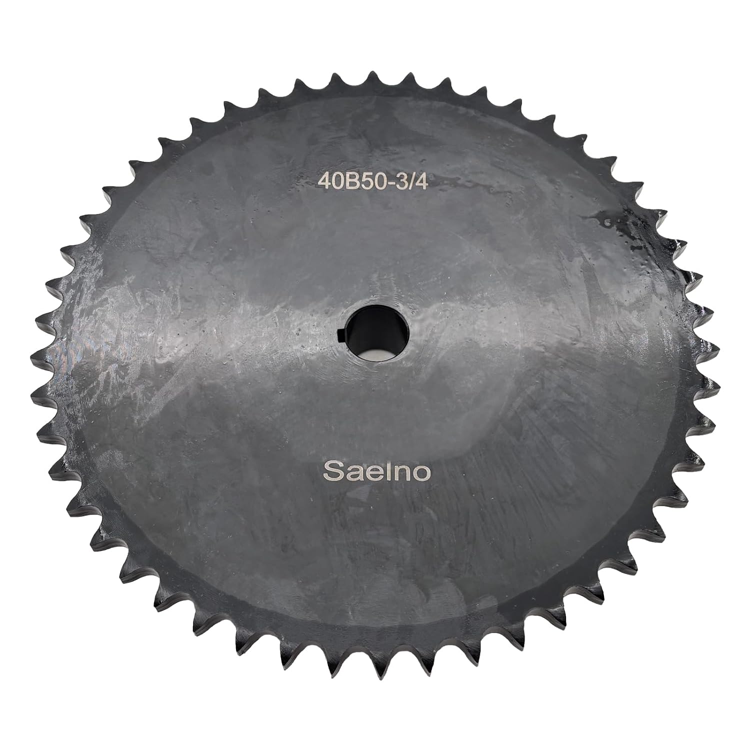 #40 Roller Chain Sprocket Type B 3/4 inch Bore 50 Tooth, Hardened Antirust 1045 Steel Drive Sprockets 40B50-3/4