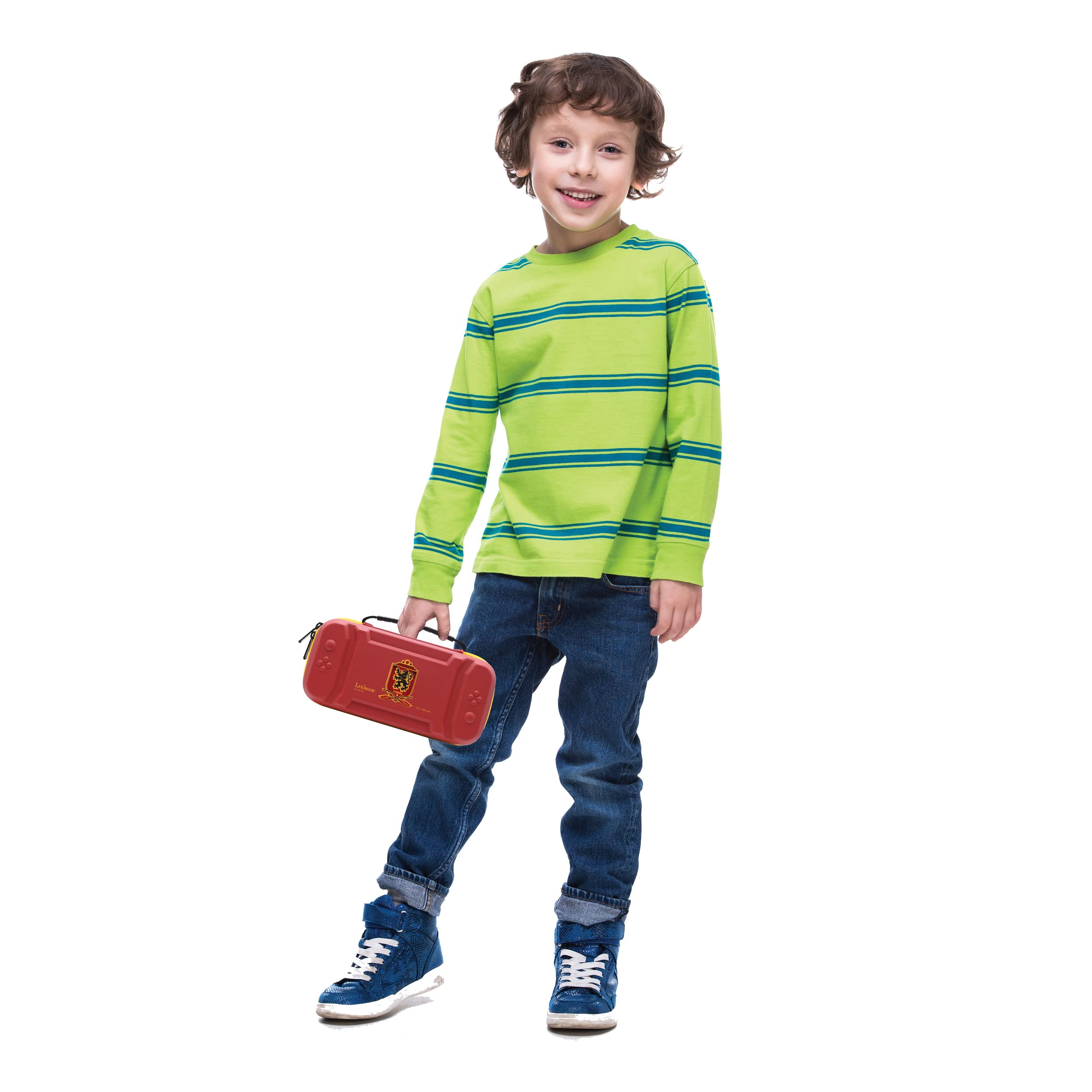 Lexibook, Harry Potter, Funda Protectora para Consola y Accesorios, A Prueba de Golpes, Rojo, MFA62HP