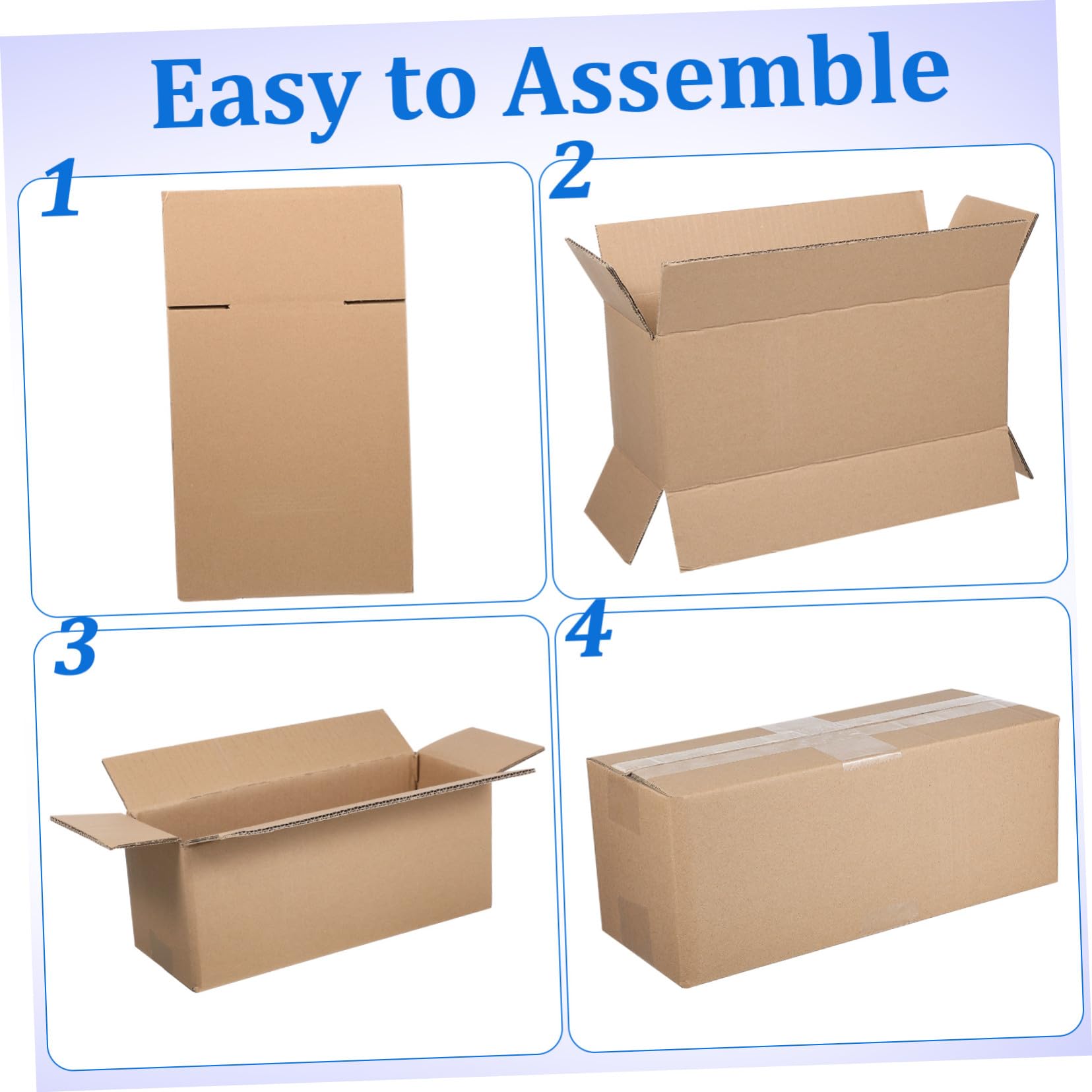 10piezas Cajas Exprés Para Envío Cajas De Cartón Corrugado De Correo Para Pequeñas Empresas Para Embalaje De Mudanzas y Envíos Postales