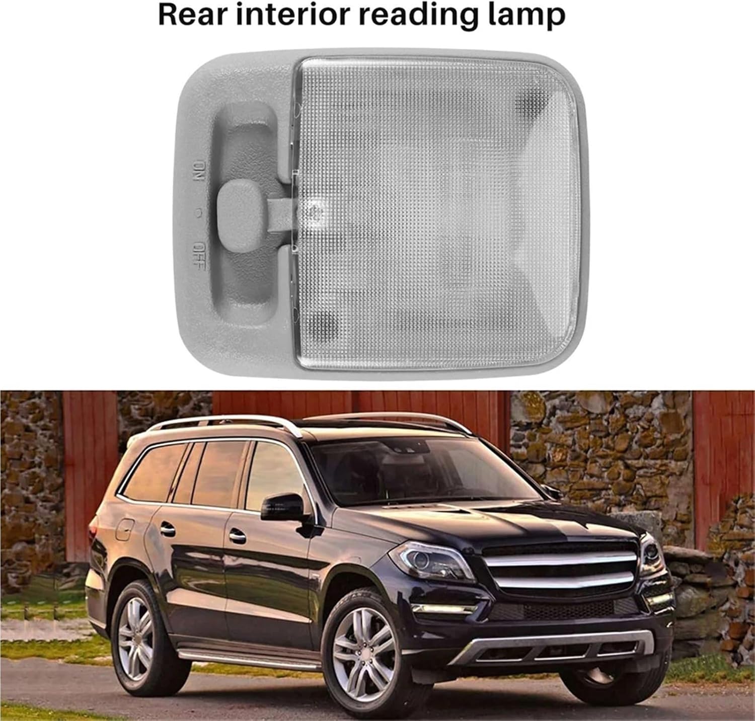 2pcs Car Styling Rear Interior Reading Light Inside Roof Ceiling Lamp Dome Lights for Paladin