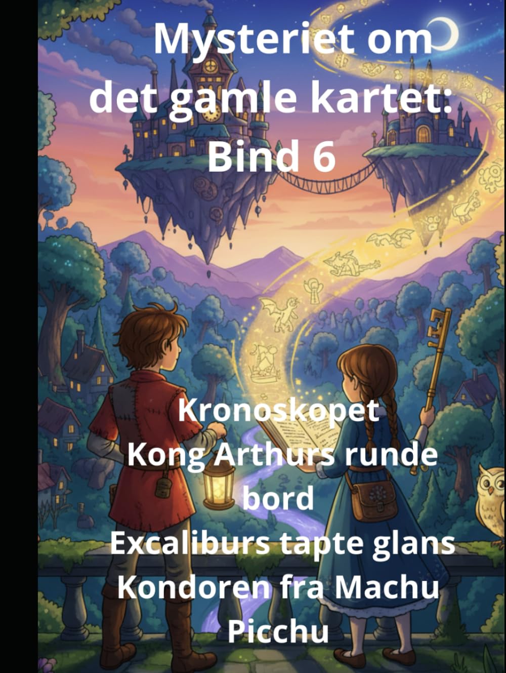 Mysteriet om det gamle kartet: Bind 6 Kronoskopet Kong Arthurs runde bord Excaliburs tapte glans Kondoren fra Machu Picchu
