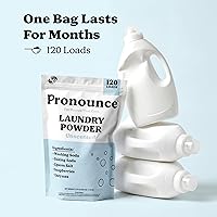 Vista 4 de Pronounce Alternativa de detergente para ropa en polvo Ingredientes más limpios. Más seguro para pieles sensibles. Lucha contra manchas y olores.