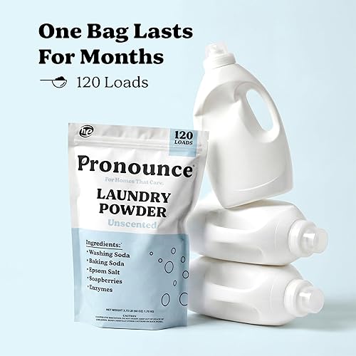 Miniatura 4 de Pronounce Alternativa de detergente para ropa en polvo Ingredientes más limpios. Más seguro para pieles sensibles. Lucha contra manchas y olores.