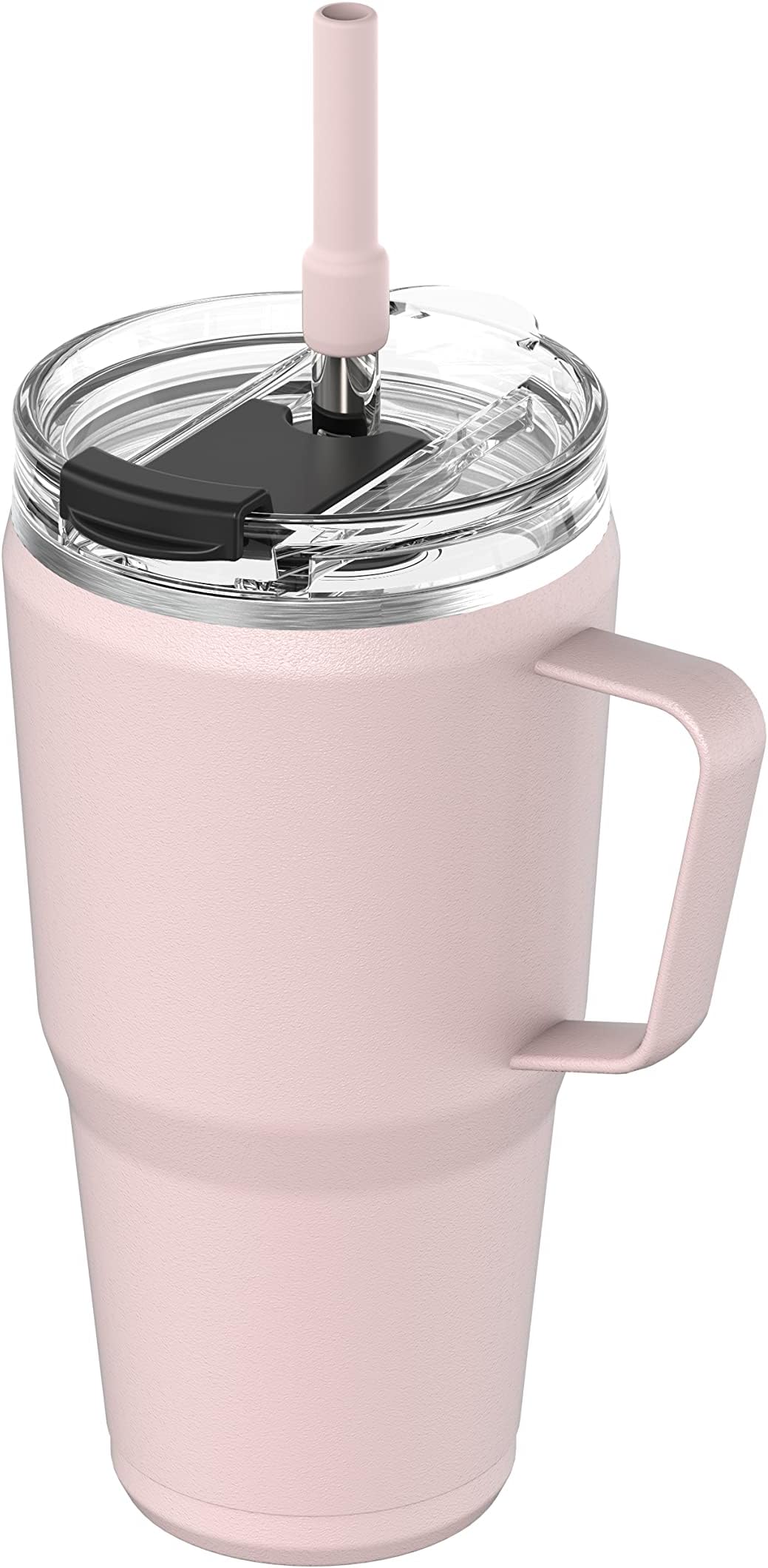 Zenbo 30 oz Tumbler with Handle–Vacuum Insulated Tumbler with Leak Proof Lid and Straw–Keeps Drinks iced up to 24 Hours,Sweat Proof,Dishwasher Safe