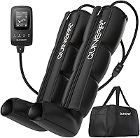 QUINEAR Medium Air Compression Leg Recovery Boots - Sequential Massage System for Athletes, Circulation Boost, FSA/HSA Eligible