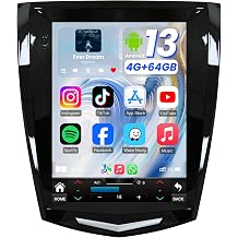 [8Core 4G+64G] Car Radio for Cadillac ATS XTS SRX CTS 2013-2018 9.7" HD Touch Screen Stereo Replacement with Wireless Carplay Android Auto 5GWiFi GPS Bluetooth FM AM DSP RDS SWC Backup Camera