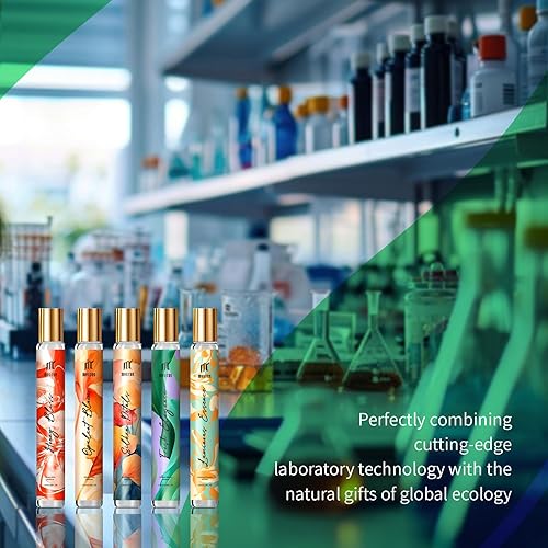 Miniatura 6 de Perfume Roll On para mujer, perfume de viaje de larga duración de 0.3 fl oz, Eau de Parfum Rollerball para oficina, cita y uso diario