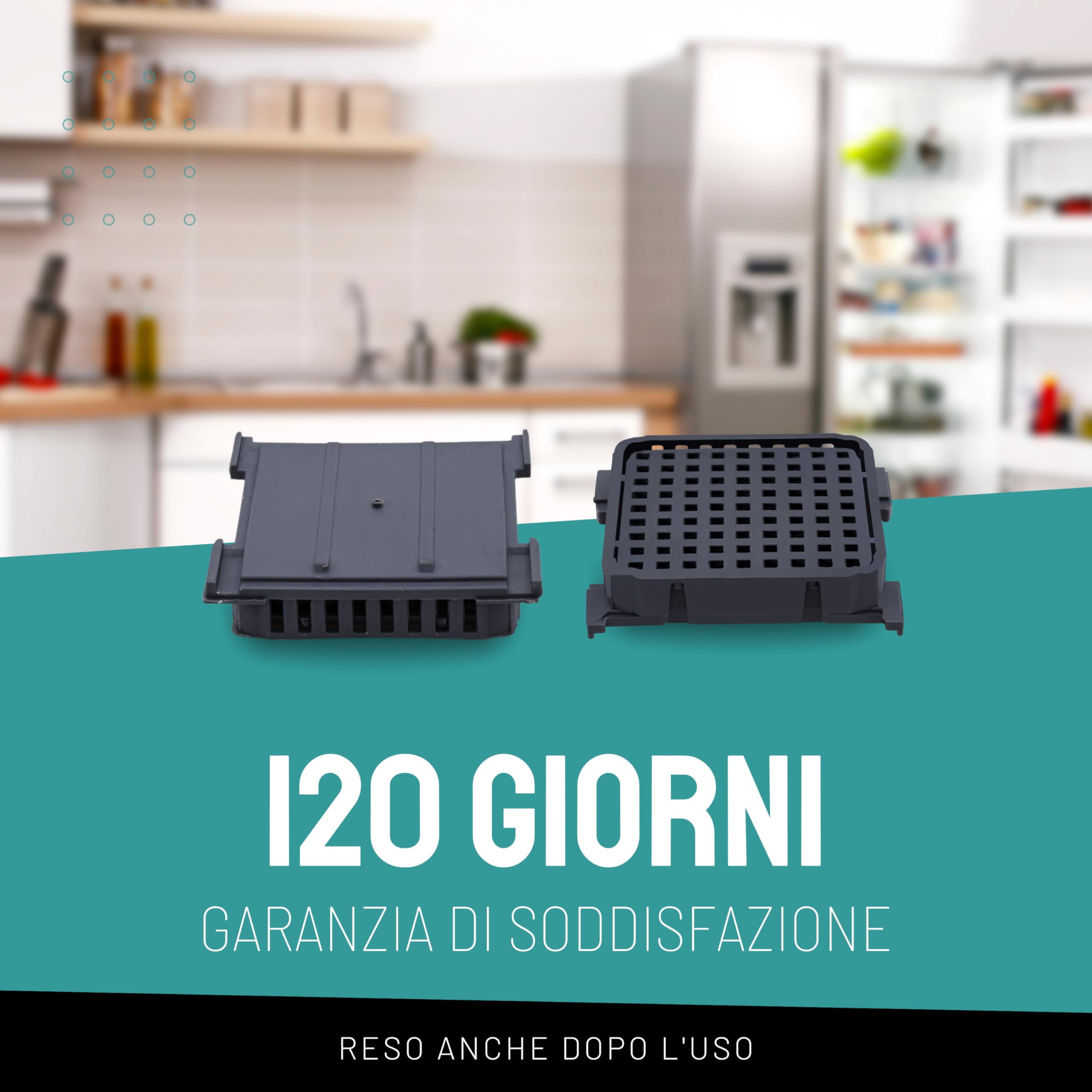 FilterBase® Fresh Air Filtri per frigorifero Liebherr | 4 pezzi | Filtro al carbone attivo compatibile con 9096989 9882460 988246000 e 7440021-00