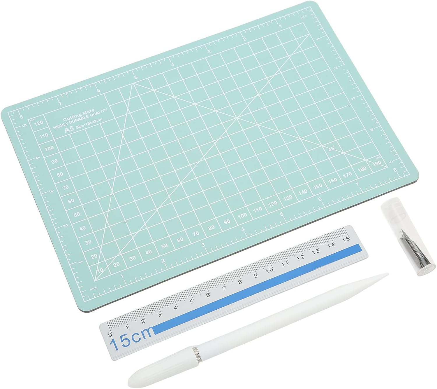 Exacto Knife Set, Aluminum Ruler Portable Exacto Knife